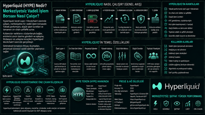 Hyperliquid (HYPE) Nedir? Merkeziyetsiz Vadeli İşlem Borsası Nasıl Çalışır?